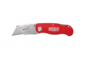 складной нож Bessey DBKAH складной нож Bessey DBKAH - инструмент со сменными трапецевидными лезвиями для резки различных материалов