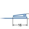 ролики для защёлкивающегося фальца (0,63 - 1,0 мм) на RAS 22.09 - исполнительные размеры профиля защёлкивающегося фальца
